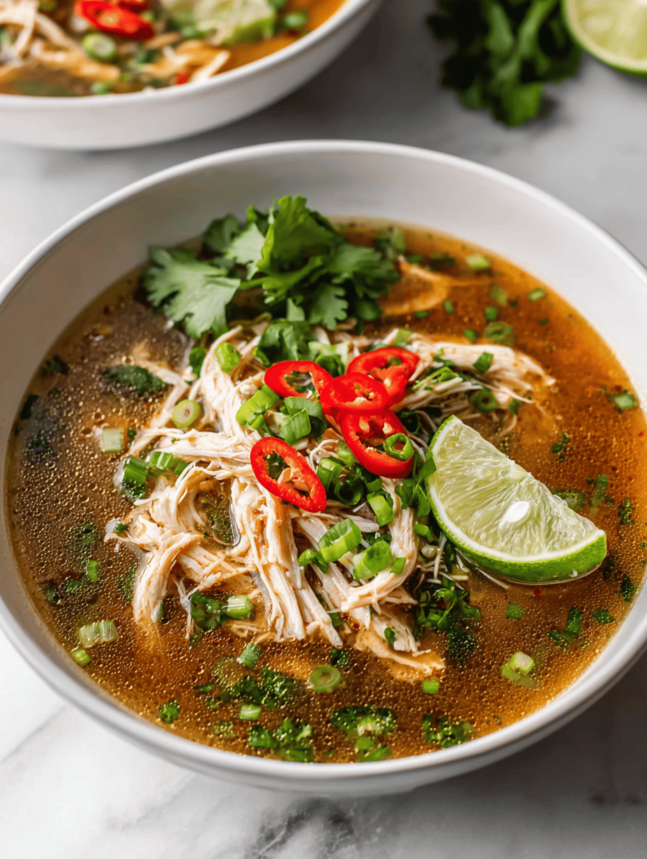 Thai chicken soup recipe