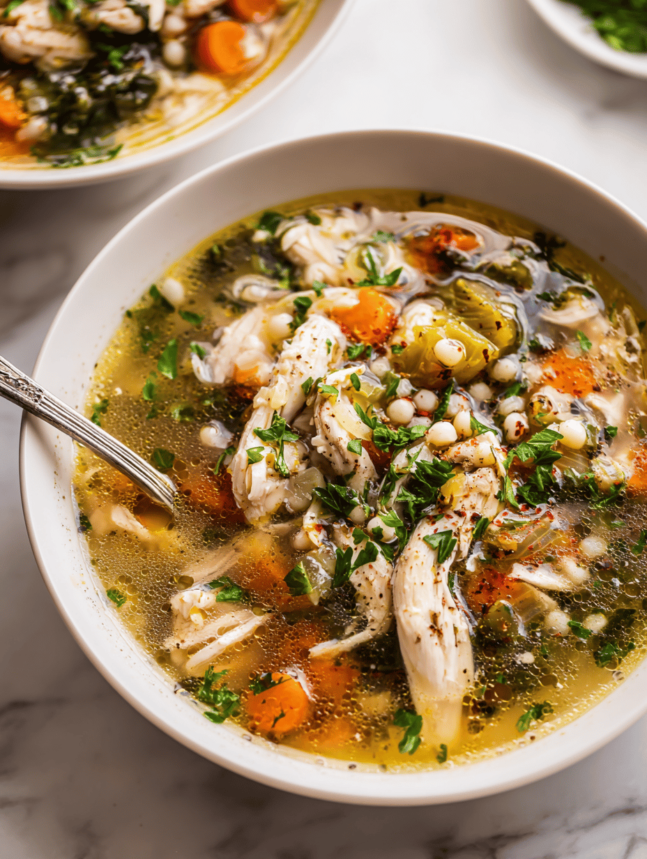 Italian chicken soup recipe